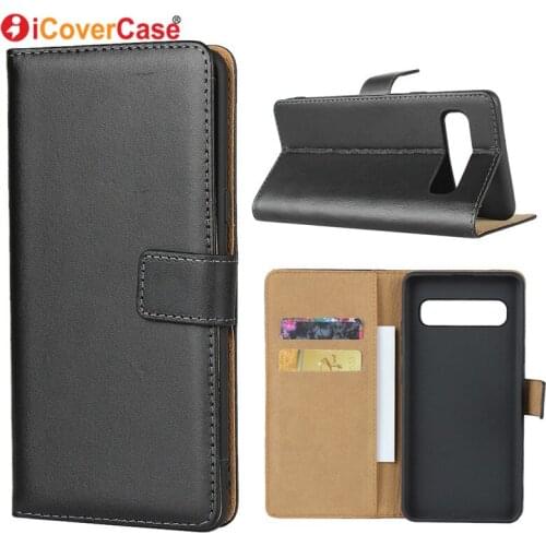 Leather Flip Cases For Samsung Galaxy S10 5G Case Cover Mobile Phone Accessories Stand Book Wallet For Galaxy S10 Lite Plus S10e
