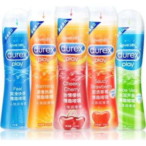 Durex 50/200ml Lubricant Fruit Based Water Based Lubricant Massage Orgasm Anal Vaginal Intimate Sex Shop Adult Toys for Couples