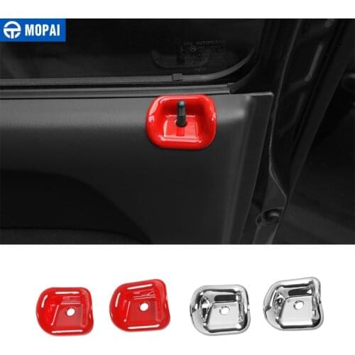 MOPAI Car Stickers for Suzuki jimny 2007-2017 ABS Car Interior Door Lock Pin Decoration Cover for Suzuki jimny Car Accessories