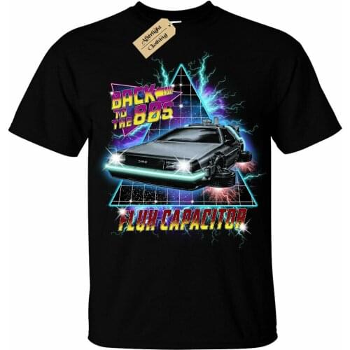 Back to the 80s T-Shirt future retro flux capacitor mens