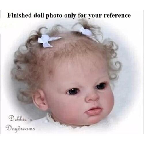 NPK hot selling Unpainted Reborn Doll Kits Arianna DIY blank kit soft silicone vinyl