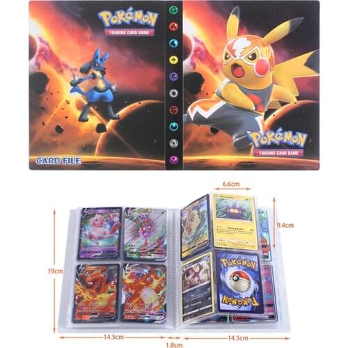 New 36styles 240Pcs Holder Album Toys Collections Pokemon Cards Album Book Top Loaded List Toys Gift for Children