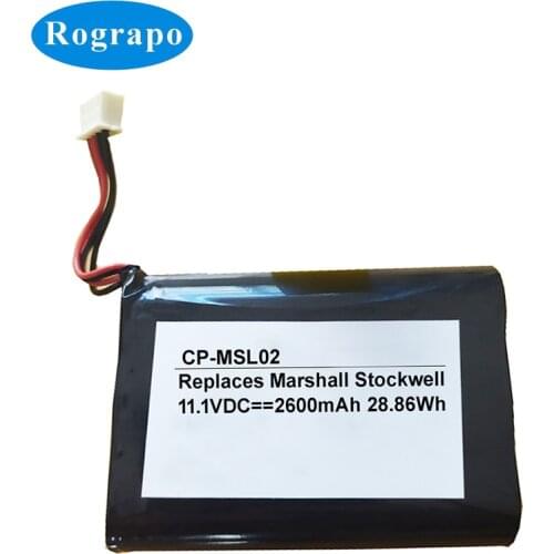 New Battery For Marshall Stockwell TF18650-2200-1S3PA Accumulator 11.1V 2600mAh Li-Polymer Replacement Batterie 4-wire Plug