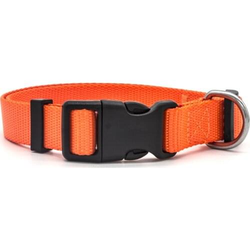 Soft Nylon Dogs Collar For Small Medium Large Pets Outdoor Training Adjustable Factory Price Wholesale Customized Support