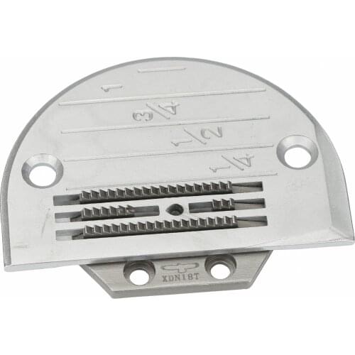 Industrial Sewing Machine Needle Plate FD502803 And Feed Dog XDN18T For Single Needle DDL-8700A Needle Hole 20