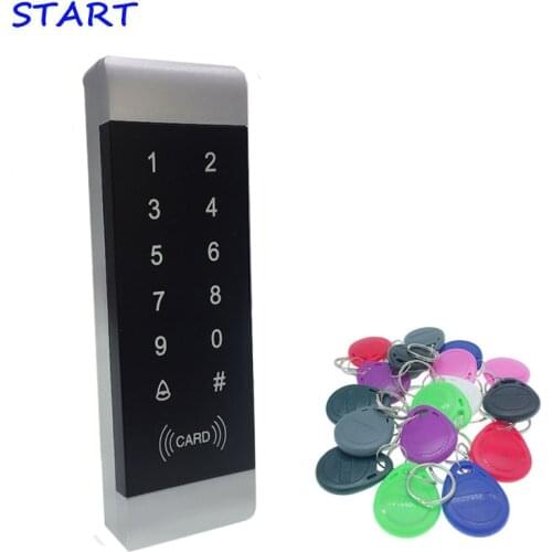 Rfid Lock System 125KHz Door RFID Card Password Access Controller with Touch Keypad Wiegand Input/output Door Controller