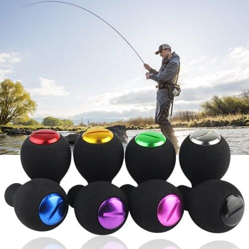 Fishing Reel Handle Knob EVA Baitcasting Reel Handle Knob Trolling Reel Handle Accessory Ultralight Fishing Tackle Tools 2021
