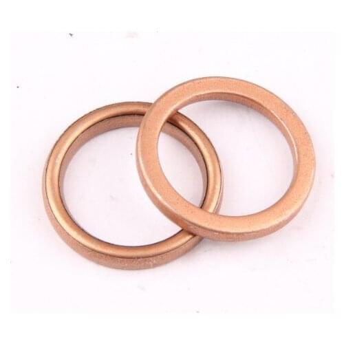 STARPAD Motorcycle muffler exhaust pipe spacer tricycle for Fuxi gas leak temperature gasket for Suzuki