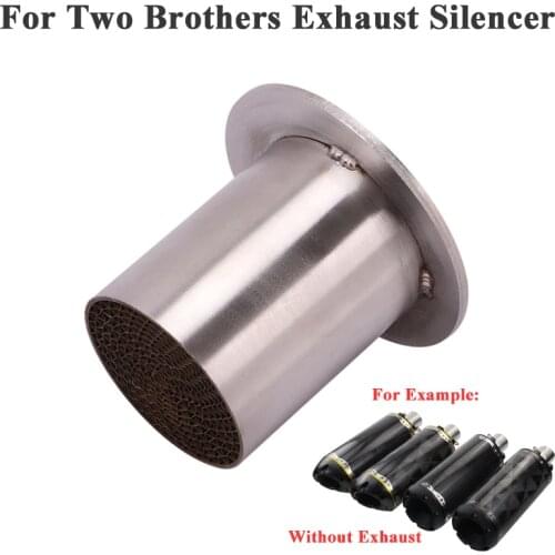 Universal Motorcycle Muffler DB Killer Removable For Two Brothers Exhaust Motorbike Front Tail Catalyst Silencer Reduce Noise