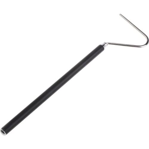 Snake Hook Stainless Steel Black Adjustable Long Handle Catching Tools Trap Tong Drop Ship