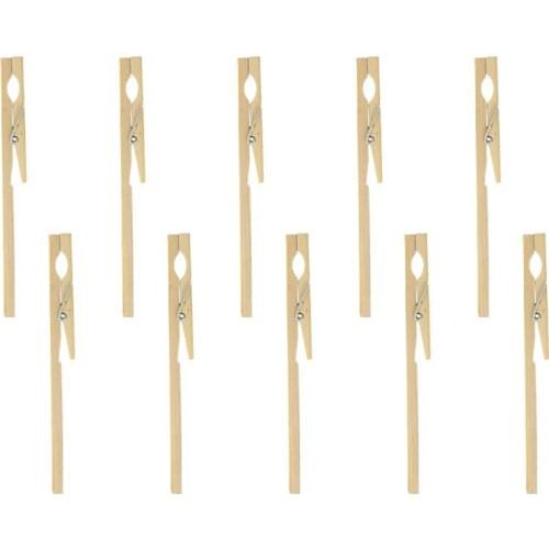 10pcs Bamboo Clip Test Tube Holder Clip Lab Laboratory Test Tube Chemical Supply Glass Tube Clamp Made Of Bamboo Tube Clamp