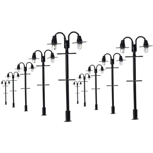 10pcs Model Railway Lamppost lamp HO N 5.5cm 12v L310 model outdoor lights model buliding kit street light