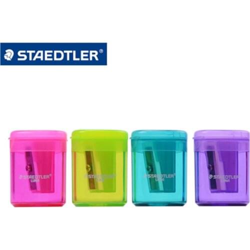 4 Pcs/Lot STAEDTLER 51105 LKP24 Multicolor Rotating Single-hole Pencil Sharpener Pencil Sharpener Student Stationery School Supp