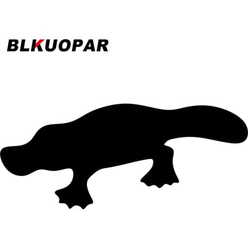BLKUOPAR for Platypus Silhouette Car Stickers Creative Decals Windshield Skateboard Waterproof Occlusion Scratch Funny Decor