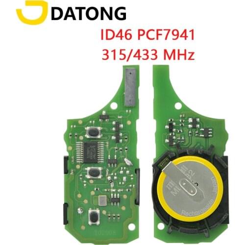 Datong World Car Remote Key PCB Board For Rang Rover Land Rover Discovery 3 ID46 PCF7941 Chip 315/434 Mhz Replace PCB Key Parts
