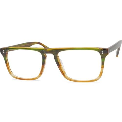 Belight Optical Men Women New York Fashion Corlorful Design Square Shape Acetate Spectacle Frame Precription Lens 9547