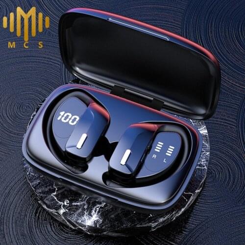 Wireless Bluetooth Headphones Headset Sport Earphones Gaming Headsets LED Power Display Music Earbuds With Microphone