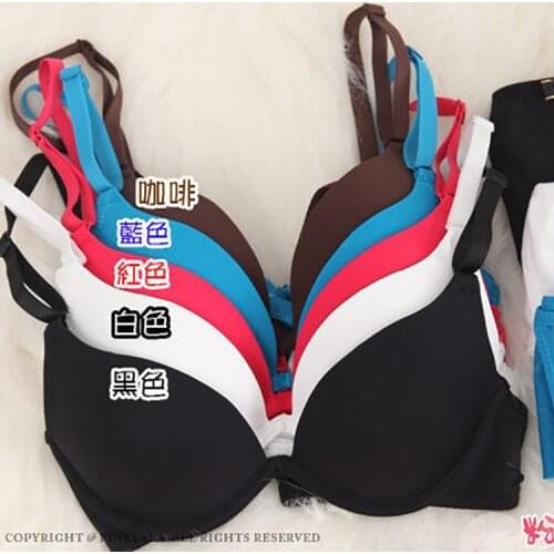 BRZFMRVL Deep U Sexy Push Up Bra For Women small Push Up sexy lovely bra cute thin cup gather breast brassiere