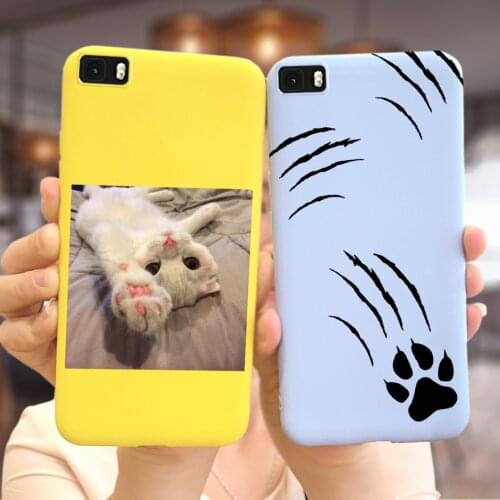 For Huawei P8 Lite 2015 Case P8Lite ALE-L21 Cute Cartoon Cover Soft Silicone Phone Cases For Huaewi P8 Lite 2016 2015 Back Cover