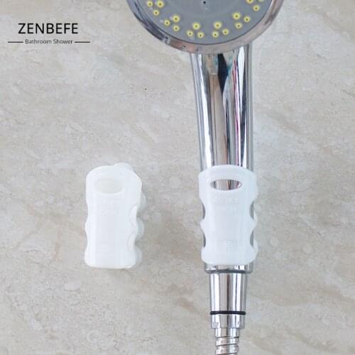 ZENBEFE New Arrival Silicone Shower Head Holder Bathroom Strong Vacuum Suction Cup Wall Mount Holder Bracket Bathroom Accessory