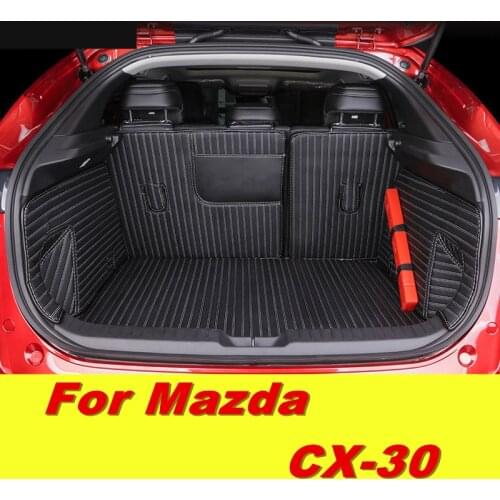 For Mazda CX30 CX 30 CX-30 The trunk mat is anti-skid completely surrounded by the modified trunk mat Car Styling Accessories