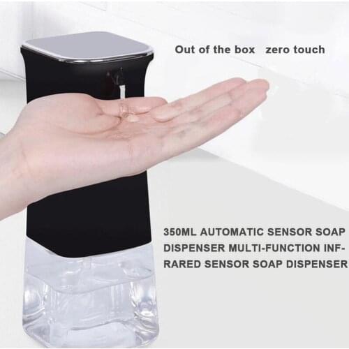 350ml Infrared Induction Auto Touchless Home Kitchen Bathroom Soap Dispenser Washing Device for Kitchen Bathroom (Without Soap)