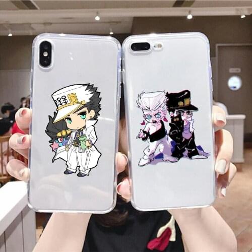JOJO Bizarre Adventure Anime Phone Case For Xiaomi Redmi Note 7 7A 8 8T 9 9A 9S 10 K30 Pro Ultra transparent soft coque pretty