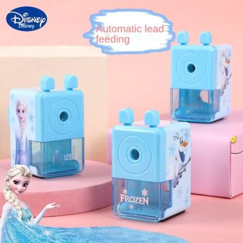 Disney Frozen Princess Aisha Hand-cranked Pencil Sharpener for Students with Multifunctional Automatic Lead Pencil Sharpener