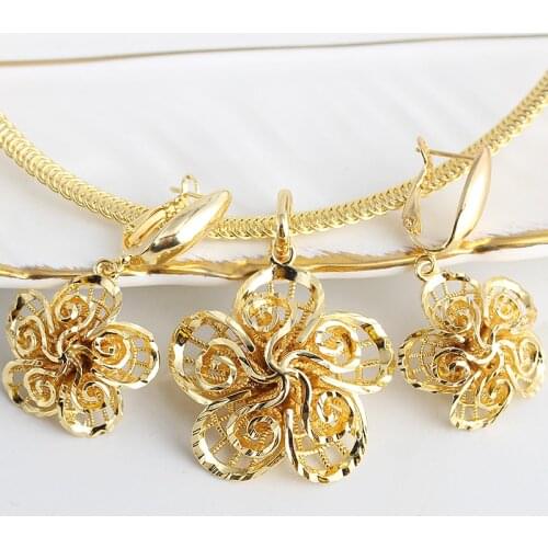 Fashion Jewelry 2021 Fashion New Jewelry For Women Earrings Pendent Romantic Sets For Wedding Party Anniversary Gift Trendy Sets