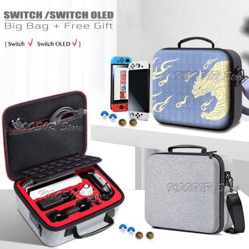 Newest Nintendoswitch Game Accessories Big Storage Case Colorful Carrying Portable Bag For Original Nintendo Switch Console