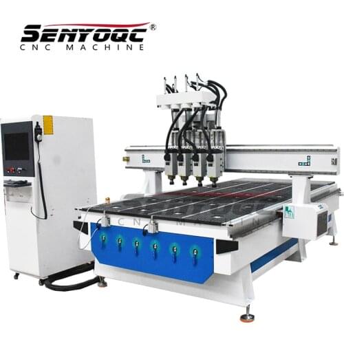 New products hot sale 3 carousel type automatic tool changer 9kw hsd spindle for furniture cabinet mdf atc tools changing multi