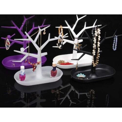 Bird Tree Jewelry Display Stand Holder Earrings Necklace Ring Pendant Bracelet Storage Rack Jewelry Organizer Display Racks