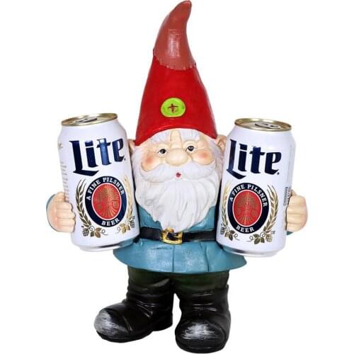 Resin Beer Gnome Statues Dwarf Art Figurines Outdoor Ornament Home Decoration Art Sculpture Decoration Accessories