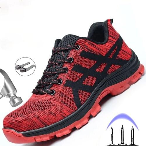 Work Sneakers Men Indestructible Steel Toe Work Shoes Safety Boot Men Shoes Anti-puncture Working Shoes For Men Dropshipping