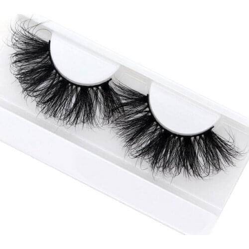 Eyelashes SF 25mm Lashes Dramatic 1 Pair Super Fluffy Messy 3D False Eyelash Long Natural Beauty Lashes Wholesale Makeup