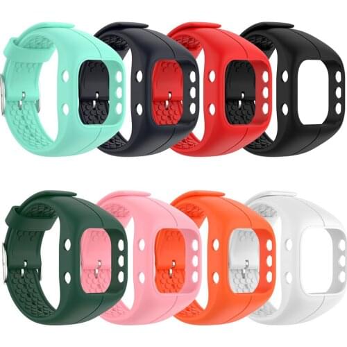 Silicone Watch Strap Replacement Watch Band Wrist Strap for Polar A300 Sport Watch Repair Parts