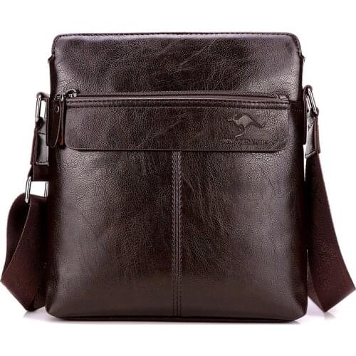 Luxury Handbag Shoulder Bag For Men Fashion Casual PU Leather Retro Messenger Bag Stylish Leisure Male Crossbody Shoulder Bag