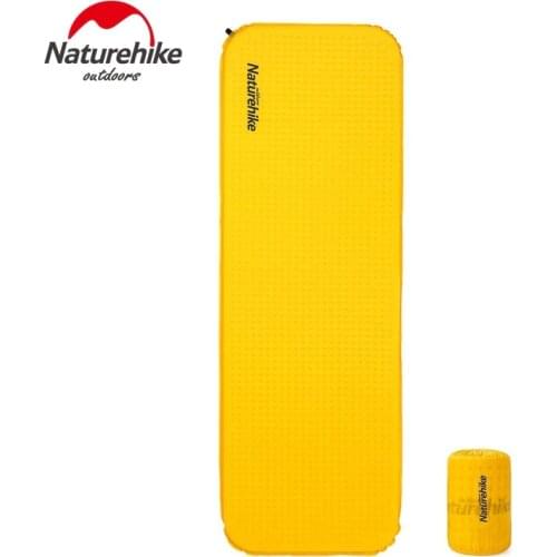 Naturehike 2020 New Self-inflating Camping Mat High Quality Sponge Camping Mattress Outdoor Hiking Lengthened Sleeping Pad