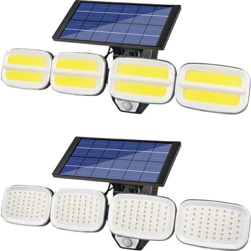 240COB 200LED Solar Light Motion Sensor Outdoor Solar Lamp Waterproof Solar Garden Lamp For Path Street Outdoor Wall Spotlight