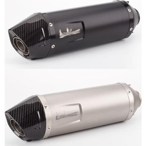 Universal Modified Motorcycle Exhaust Pipe for LEOVINCE slip-on FZ1 Duke690 Motorcycle Muffler ER6N ER6R R6 Ninja650 RC390