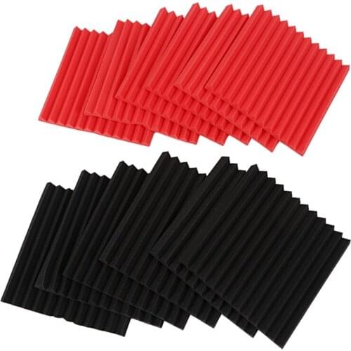 12 Pcs Acoustic Panels Soundproofing Foam Acoustic Tiles Studio Foam Sound Wedges 1inch X 12 inch X 12 inch