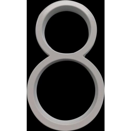 12cm Modern House Number Door Home Address Numbers for House Huisnummer numeros casa exterior Sign Plates 5 Inch. #0-9
