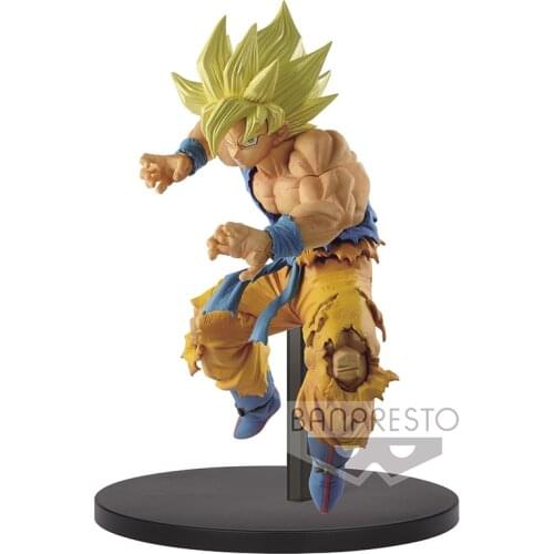 15Cm Bandai Dragon Ball Son Goku Garage Kit Pvc Assembly Model Western Animiation Action Figure Kids Toys
