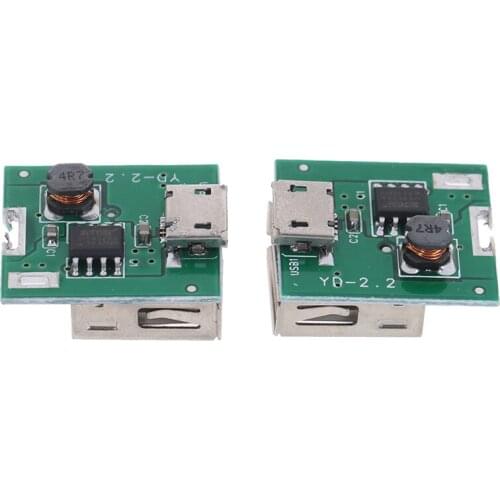 2Pcs Micro USB 5V Li-ion 18650 Battery Charger Module Board DIY Power Bank Accessories