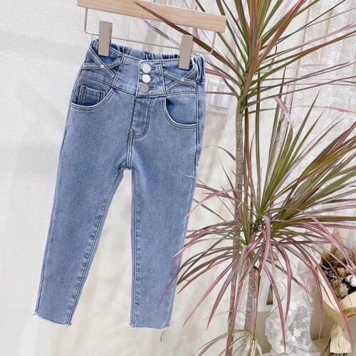 2021 new spring autumn/winter/summer Girls Kids Boys jeans comfortable cute baby Clothes Children Clothing