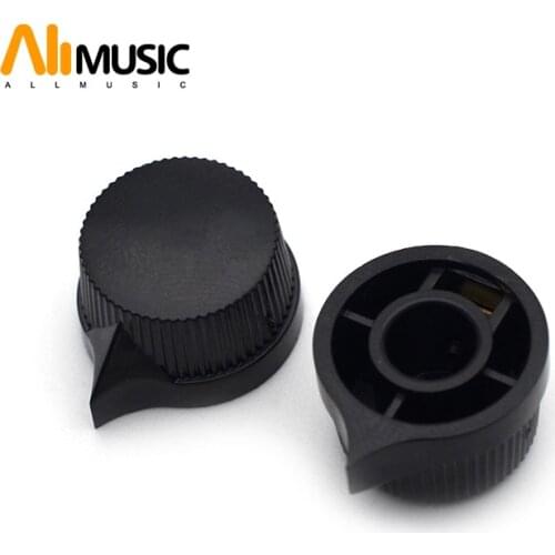 6.4mm shaft Guitar Effects Pedal Pointer Small Chicken Head Knob 1/4" Shaft Screw with Black Color