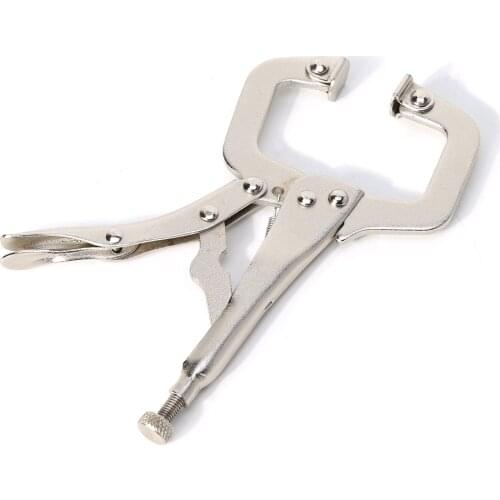 6"C Clamp Vise Grip Welding Locking Quick Pliers Round Wood Locator Clips