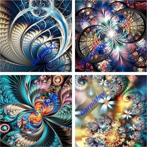Abstract Psychedelic Diamond Painting Full Drill 5D Mosaic Diamond Embroidery Picture of Rhinestone Home Decor Cross Stitch Kits