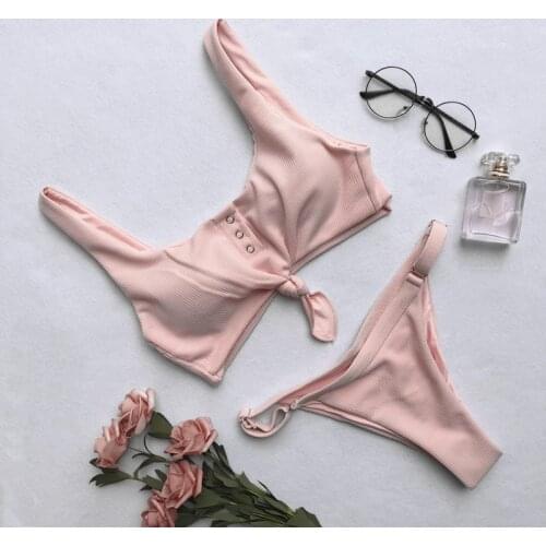 Bandage/Sexy Bikini Swimsuit Push-up Swimsuit Brazil Sexy Bikini Ladies Two-piece Swimsuit Bikini Set