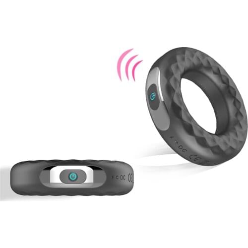 Bdsm Male Silicone Penis Cock Ring Vibrator Adult Sex Toys For Men Couples Dick Massager Delay Ejaculation Masturbators Sex Shop